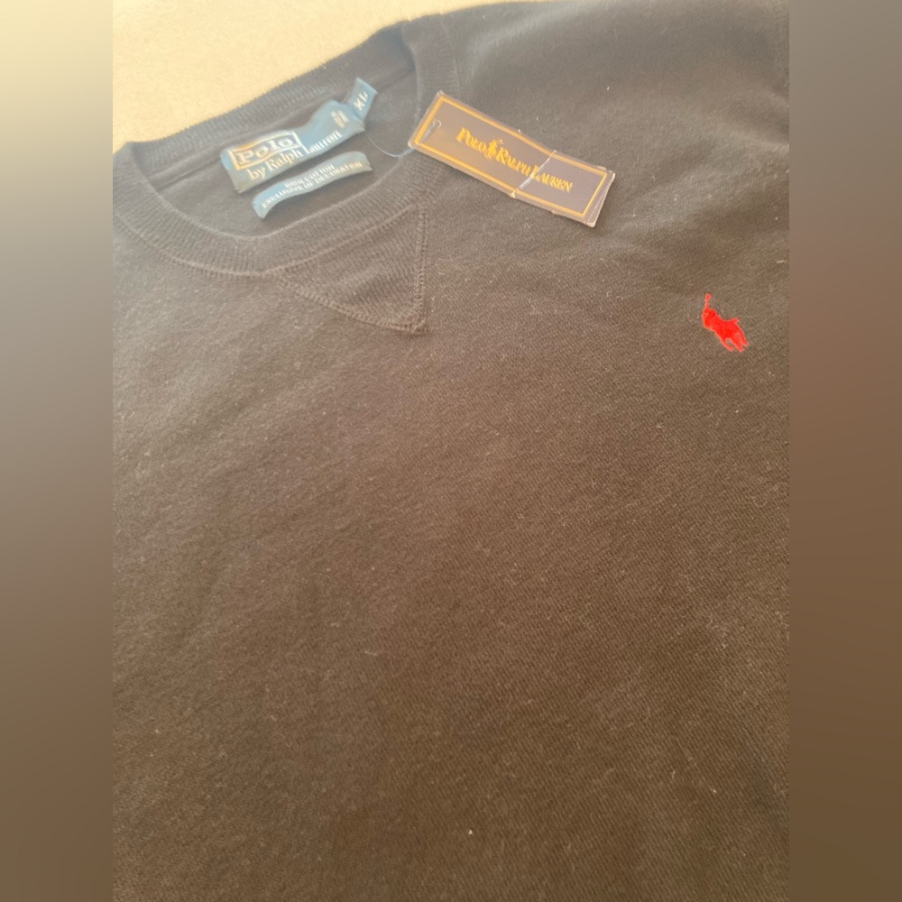 NEW WITH TAGS! Men’s Polo by Ralph Lauren, black in size XL